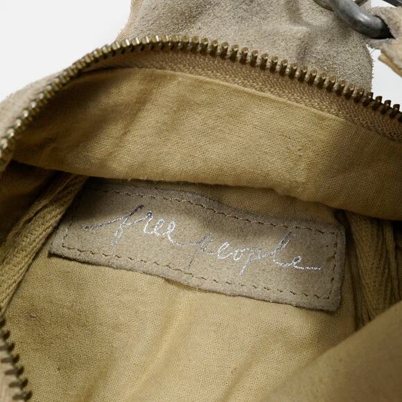 Free People Hudson Suede Sling Bag in a tan - Picture 3 of 13